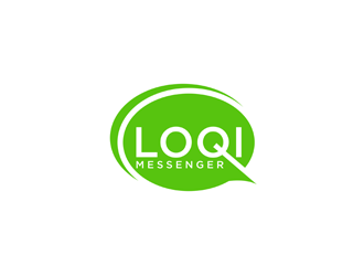 Loqi Messenger logo design by bomie