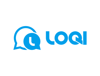 Loqi Messenger logo design by Realistis