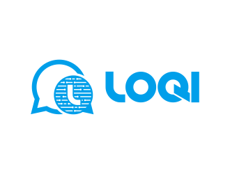 Loqi Messenger logo design by Realistis