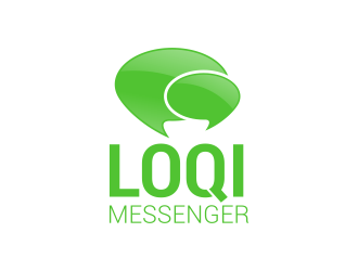 Loqi Messenger logo design by ingepro