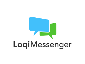 Loqi Messenger logo design by ingepro