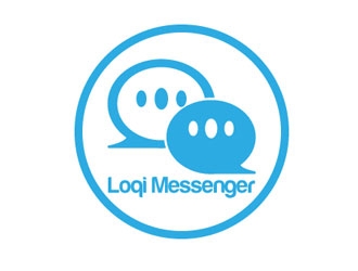 Loqi Messenger logo design by shere