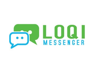 Loqi Messenger logo design by shere