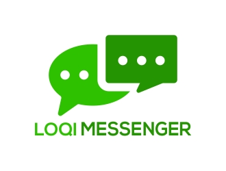 Loqi Messenger logo design by rokenrol