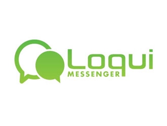 Loqi Messenger logo design by shere