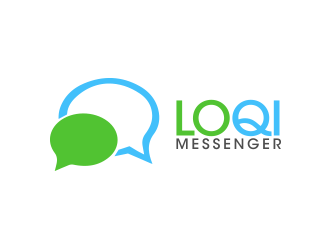 Loqi Messenger logo design by Inlogoz