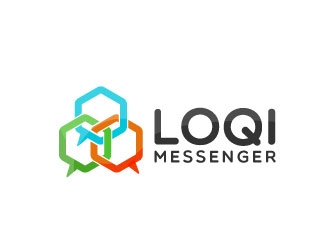 Loqi Messenger logo design by REDCROW