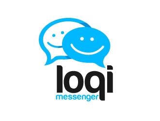 Loqi Messenger logo design by REDCROW