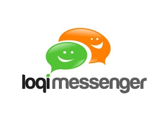 Loqi Messenger logo design by REDCROW