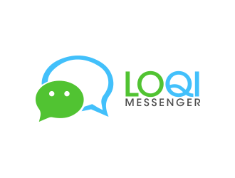 Loqi Messenger logo design by Inlogoz