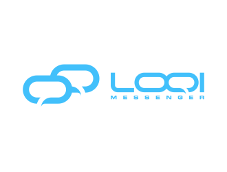 Loqi Messenger logo design by ekitessar