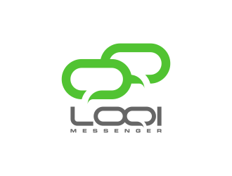 Loqi Messenger logo design by ekitessar