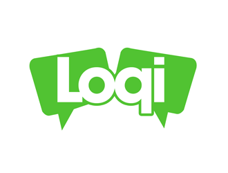 Loqi Messenger logo design by kunejo