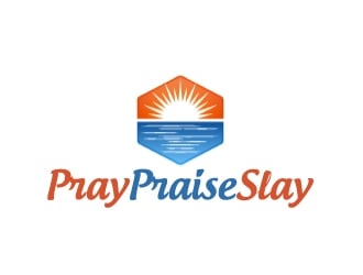 Pray Praise Slay logo design by KDesigns