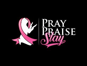 Pray Praise Slay logo design by LOVECTOR