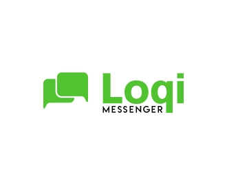 Loqi Messenger logo design by MarkindDesign