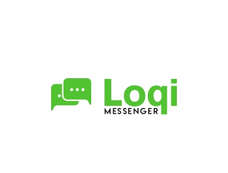 Loqi Messenger logo design by MarkindDesign