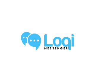 Loqi Messenger logo design by MarkindDesign