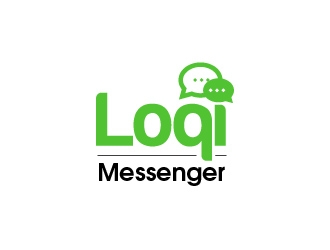 Loqi Messenger logo design by usef44