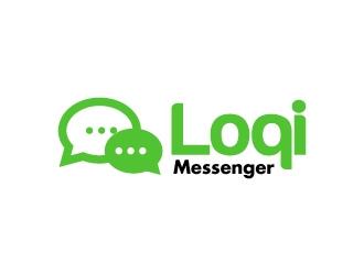 Loqi Messenger logo design by usef44