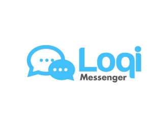 Loqi Messenger logo design by usef44