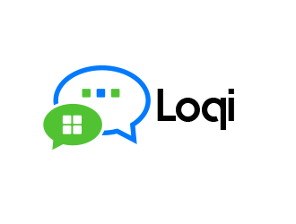 Loqi Messenger logo design by BeDesign