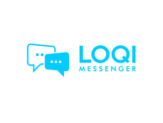 Loqi Messenger logo design by rezadesign