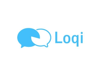 Loqi Messenger logo design by DesignPal