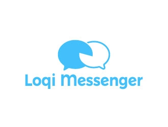 Loqi Messenger logo design by DesignPal