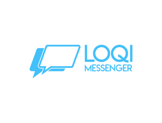 Loqi Messenger logo design by fastsev