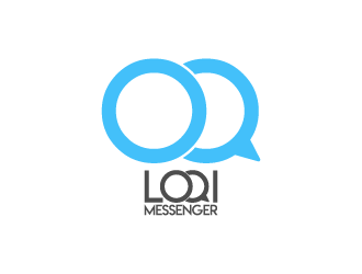 Loqi Messenger logo design by fastsev