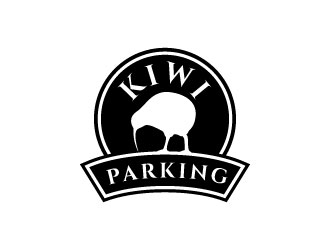 Kiwi Parking logo design by sakarep