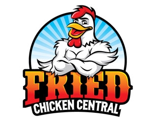 Fried Chicken Central logo design by shere