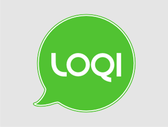 Loqi Messenger logo design by sheilavalencia