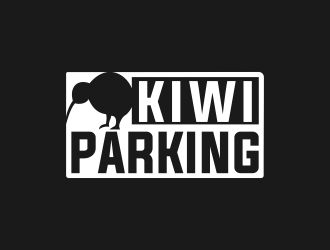 Kiwi Parking logo design by WoAdek