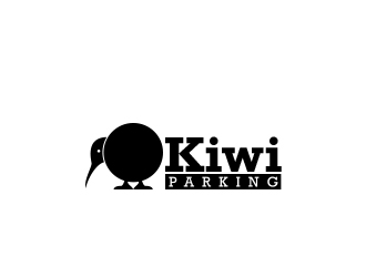 Kiwi Parking logo design by MarkindDesign