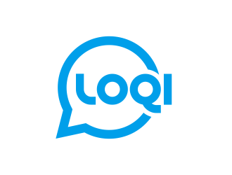 Loqi Messenger logo design by Realistis