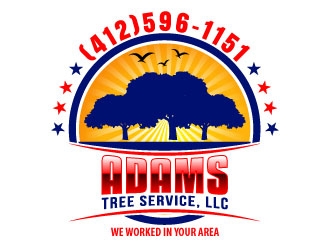 Adams Tree Service, LLC logo design by uttam