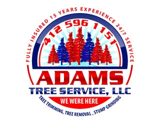 Adams Tree Service, LLC logo design by uttam