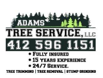 Adams Tree Service, LLC logo design by STTHERESE