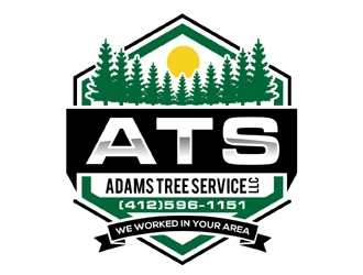 Adams Tree Service, LLC logo design by MAXR