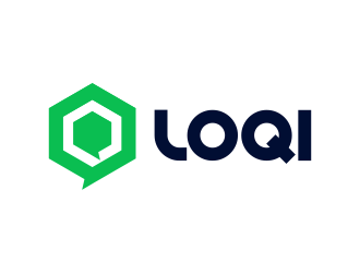 Loqi Messenger logo design by Realistis