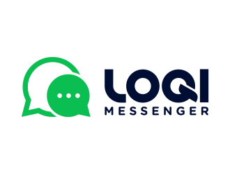 Loqi Messenger logo design by Realistis