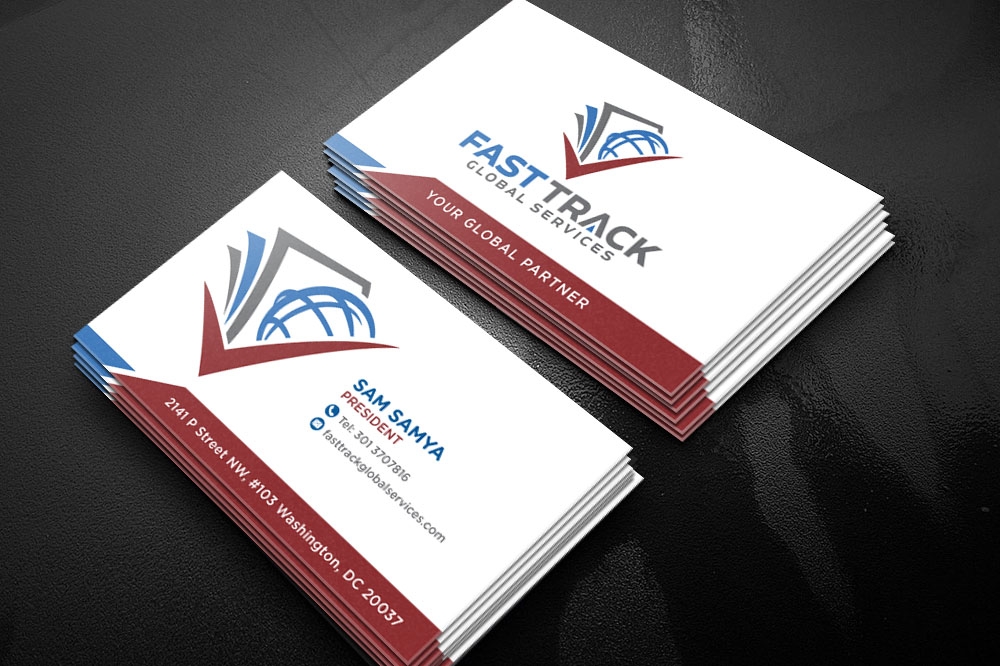 fast track global services logo design by scriotx