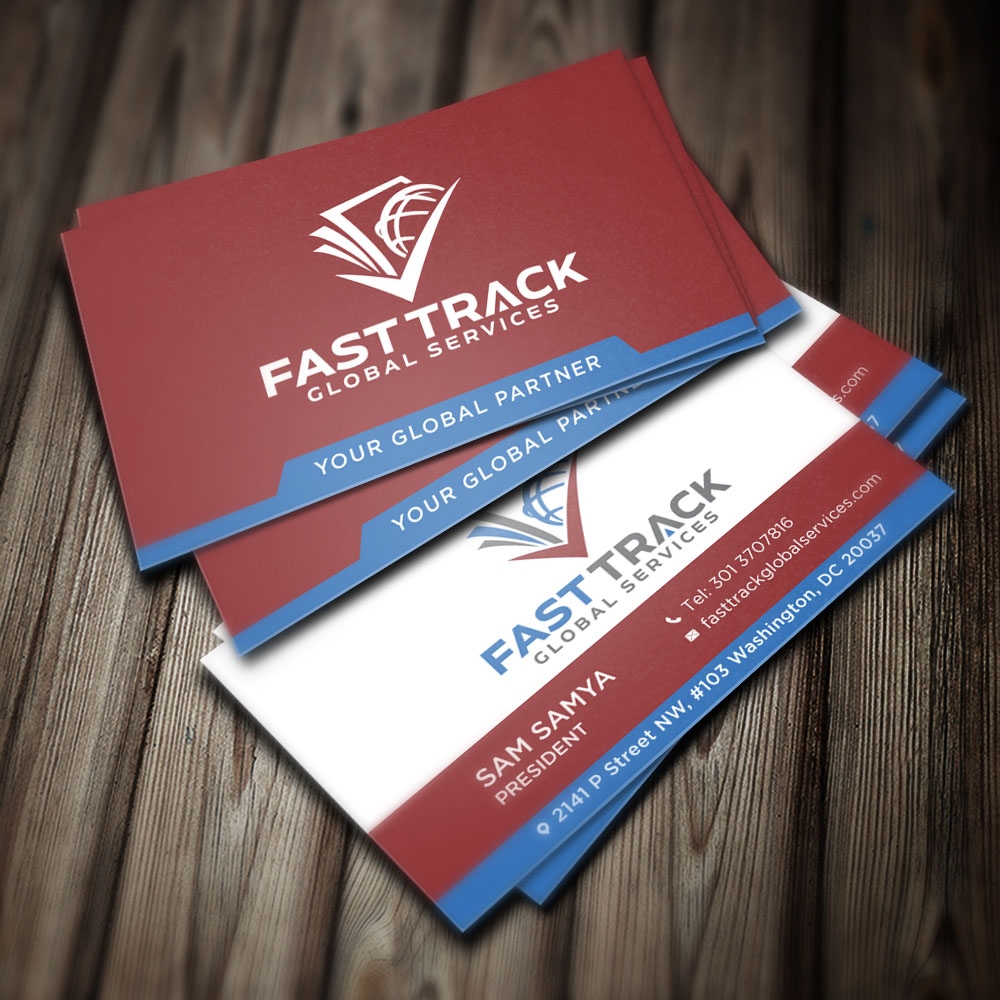 fast track global services logo design by scriotx