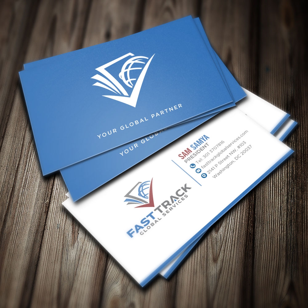 fast track global services logo design by scriotx