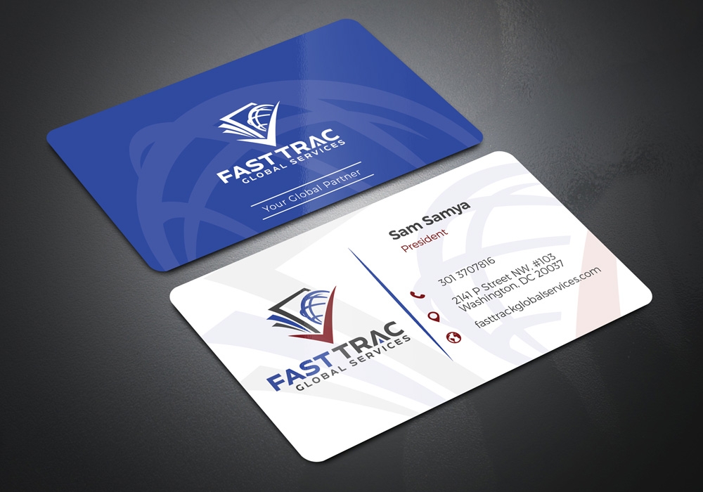 fast track global services logo design by Gelotine