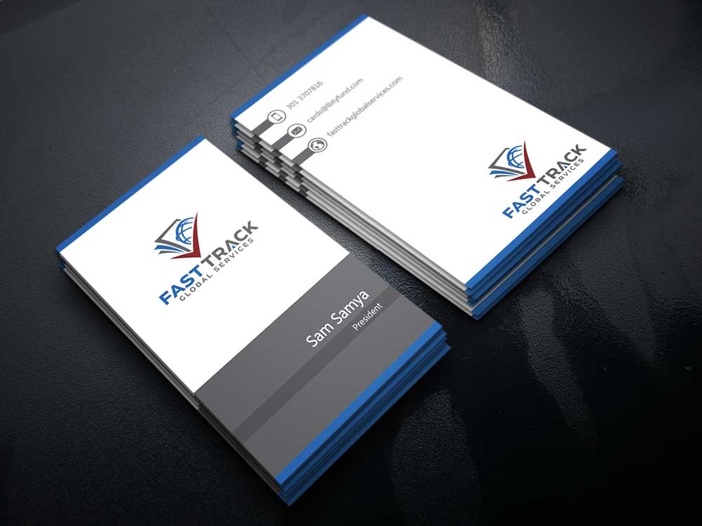 fast track global services logo design by ManishKoli