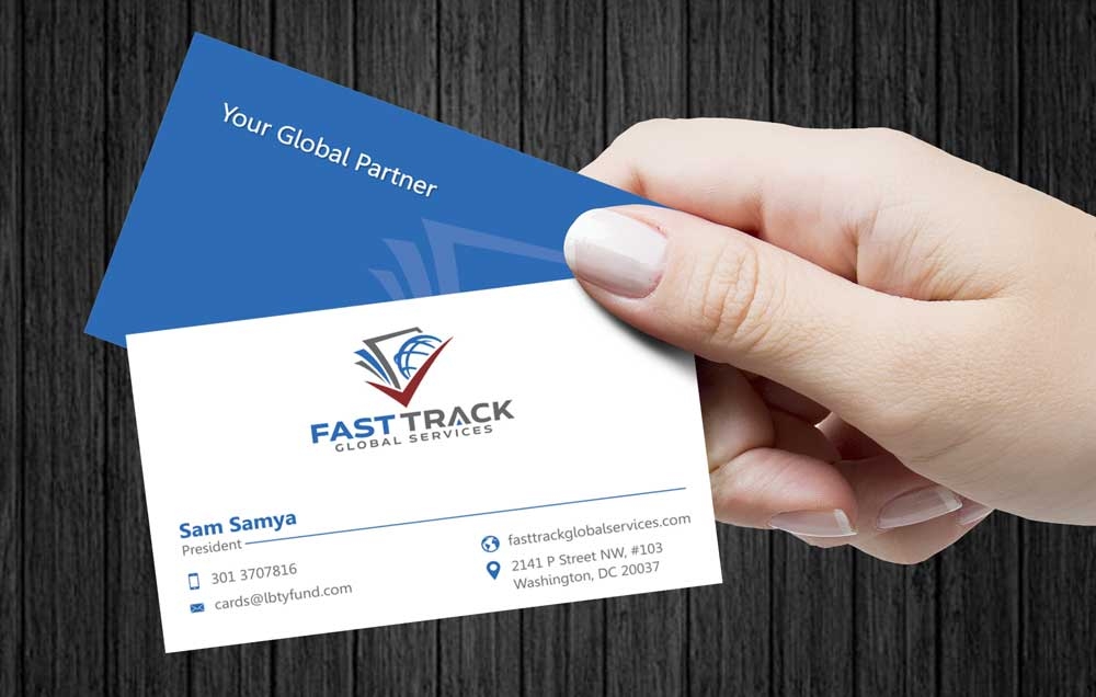 fast track global services logo design by ManishKoli