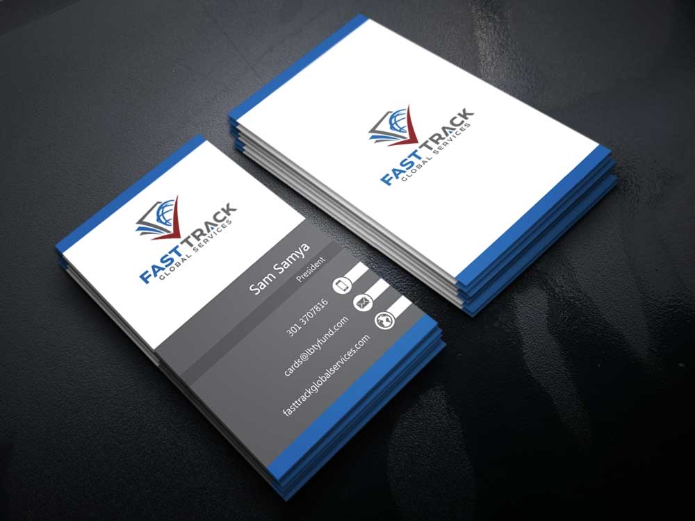 fast track global services logo design by ManishKoli